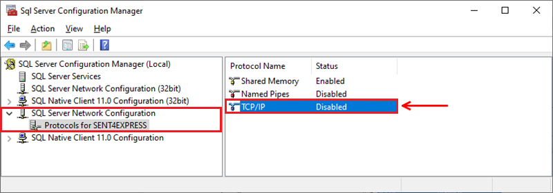 SQL Server Network Configuration TCP SQL Server Network Configuration TCP